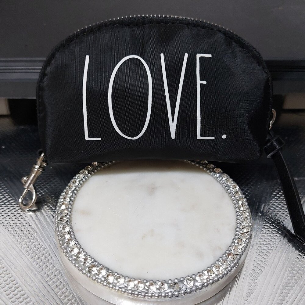 LOVE Wording Clip On Mini Bag Coin Purse Mini Wallet